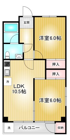 マンション中村｜名古屋市の賃貸ならMy賃貸の間取り|マンション中村
