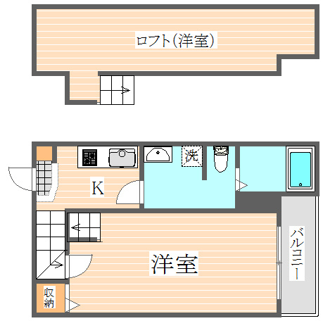 グランショア千代の間取り|使いやすい間取りです。