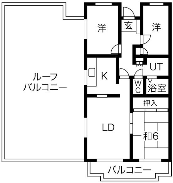 レジデンス福島(吉野小学校区)の間取り|レジデンス福島(吉野小学校区)　間取り