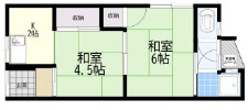 出雲町アパートの間取り