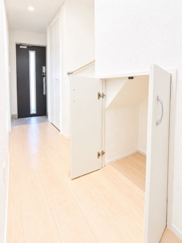 ひたちなか市平磯町　第2　新築戸建て　1号棟の収納|実用品のストックなどの収納に便利ですね。