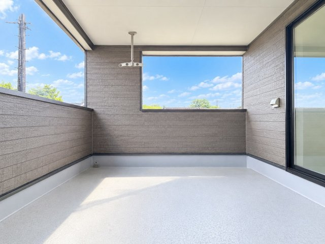 ひたちなか市平磯町　第2　新築戸建て　4号棟のバルコニー|広さや日当たりなど、写真では伝えきれない部分を現地で確認してみませんか？