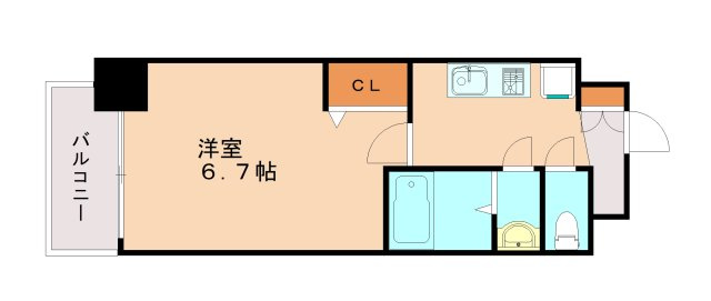 アドバンス神戸レイソレの間取り