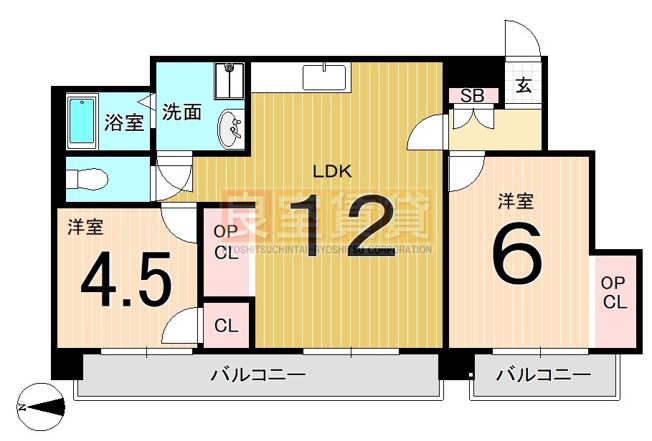 【間取り】 | Mt.crown名駅南Ⅱ