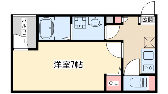 【間取り】 | ハーモニーテラス西中島南方