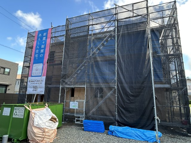 羽ノ浦町宮倉前田4LDK　1号棟の前面道路含む現地写真