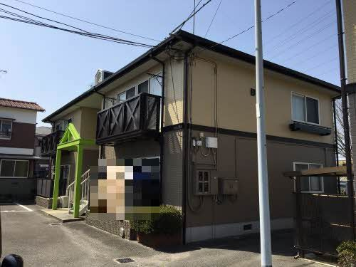 ガーデンハイツひがき Ｂ棟の外観