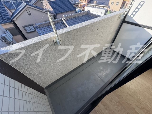 プレアール瓢箪山のバルコニー|広々としたバルコニーです