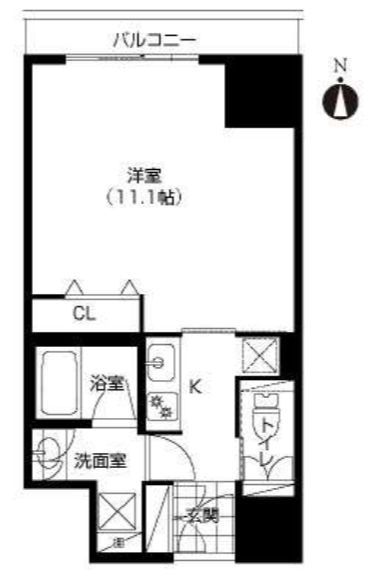 アーバネックス淀屋橋の間取り|使い勝手の良い間取り