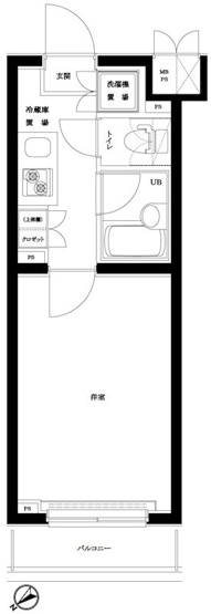 【間取り】 | ルーブル蒲田南