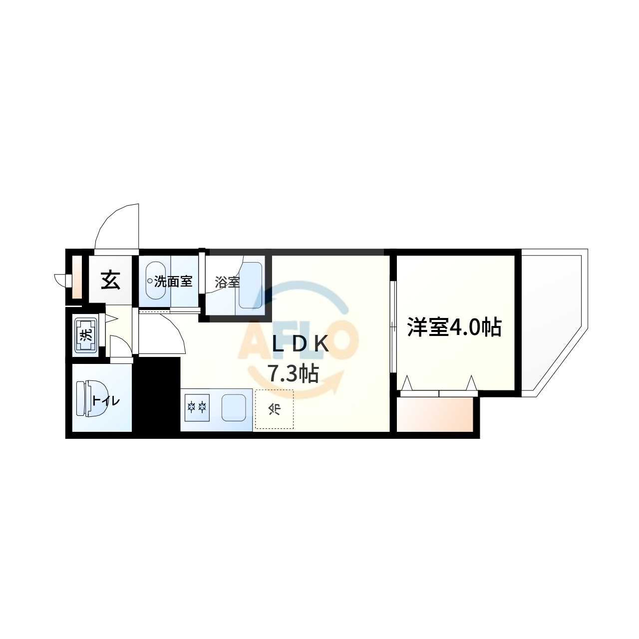 レオンコンフォート大手通　の間取り|レオンコンフォート大手通　間取り