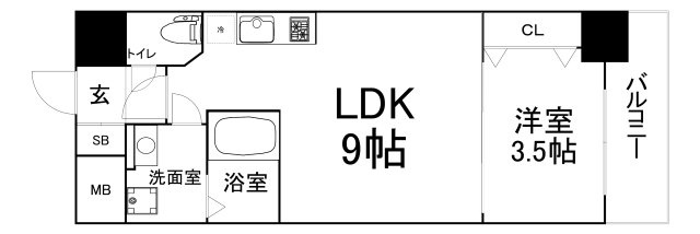【間取り】 | Grand Place谷町