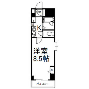 コンセール新栄の間取り