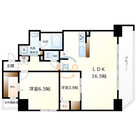 ベルンガーデン上本町　真田山小学校区の間取り|ベルンガーデン上本町　間取り