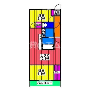 【間取り】 | ＫＤＸ清水レジデンス