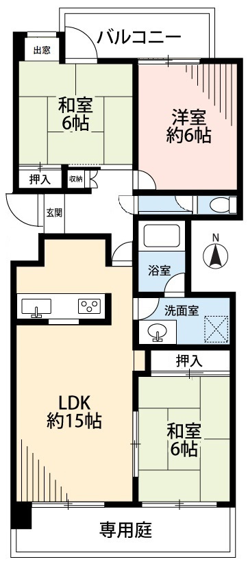 メゾンリバーサイドの間取り