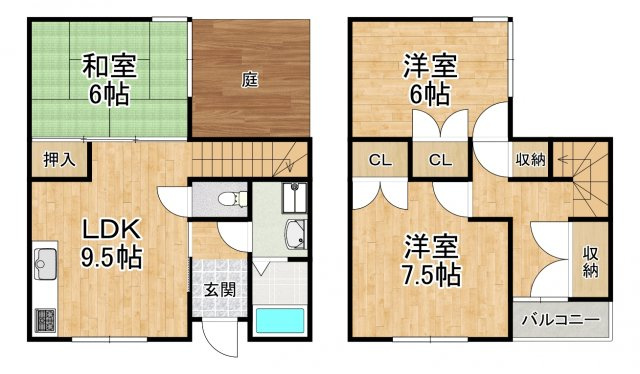 【間取り】 | ライフタウンF