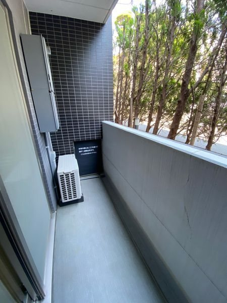 中野区本町３丁目の賃貸マンションのバルコニー