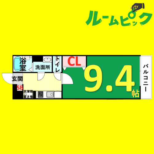 リブリ・メゾンシャルム　名古屋市賃貸　仲介手数料無料の間取り