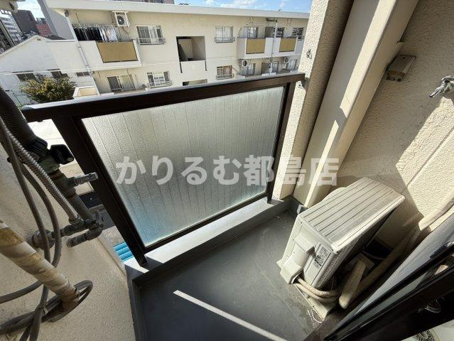 ハイツ大空のバルコニー