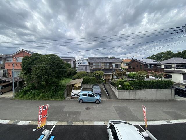 沼津市高尾台の新築一戸建の展望|２階洋室５．０帖からの眺望