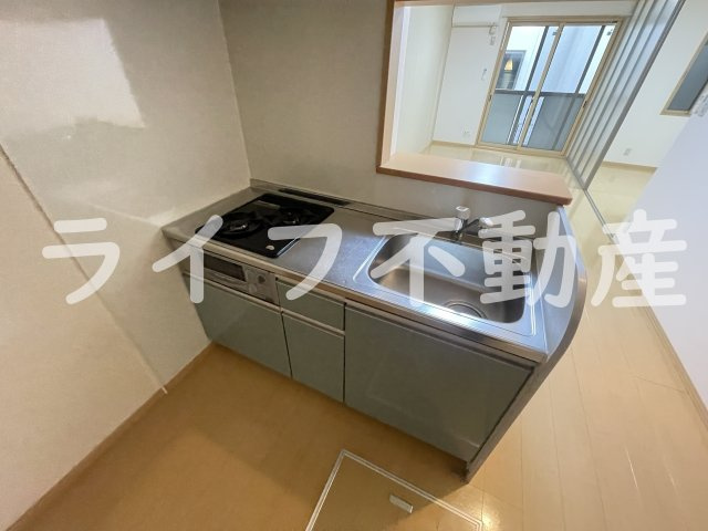 カーサ・エクレールB棟のキッチン|きれいなキッチンです