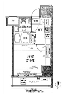 【間取り】 | ルフレ深川イースト