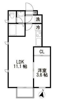 【間取り】 | エスポワールD棟