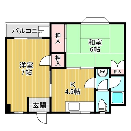 【間取り】 | ヴィクトリアコート登町
