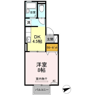 【間取り】 | シャトル沖浜C