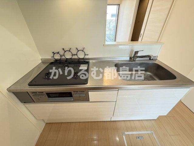 大阪市都島区内代町２丁目のテラスのキッチン