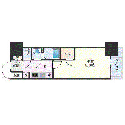 プレサンスNAGOYAファストの間取り