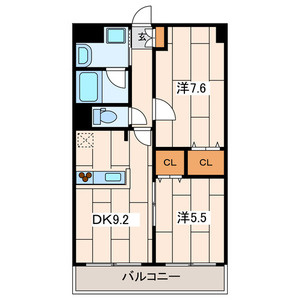 ウイルステージの間取り|間取りです。
