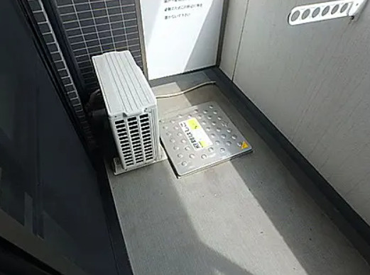 台東区根岸２丁目の賃貸マンションのバルコニー