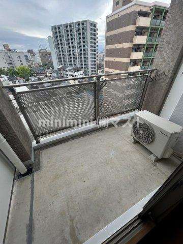 大阪市福島区吉野２丁目の賃貸マンションのバルコニー