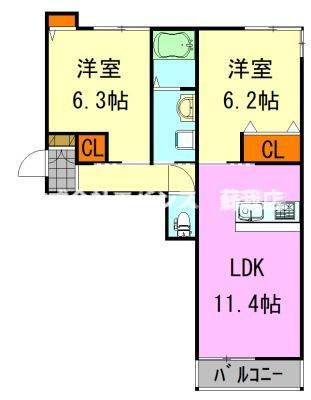 【間取り】 | グレンディールA
