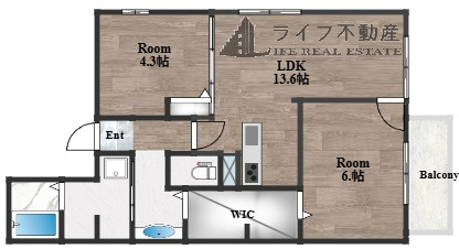 D-ROOM高井田元町の間取り
