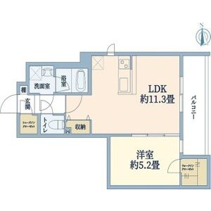 ウェルスクエア山坂の間取り