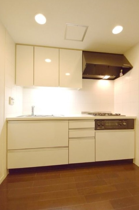 中央区湊３丁目の賃貸マンションのキッチン