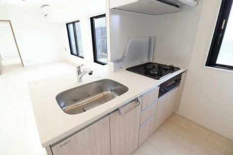 荒川区西日暮里２丁目の賃貸マンションのキッチン