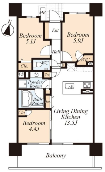 イーストゲートスクエアの間取り