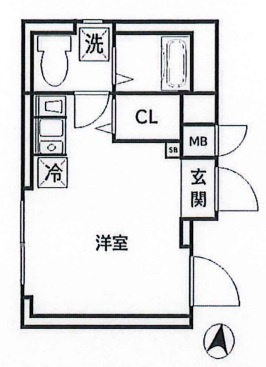 CREAL王子Southの間取り