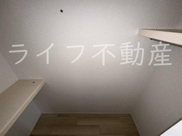 ランプタウンの収納|大きなものも収納できそうです