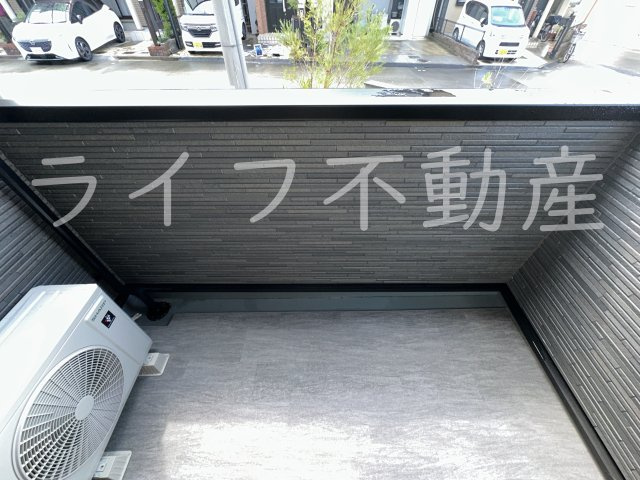 ランプタウンのバルコニー|お洗濯にも便利なバルコニー付き
