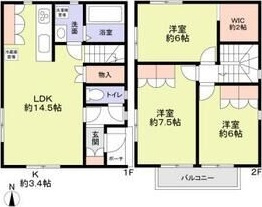 【間取り】 | クレール戸田町　A棟