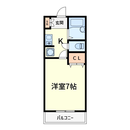 【間取り】 | プリマ富田