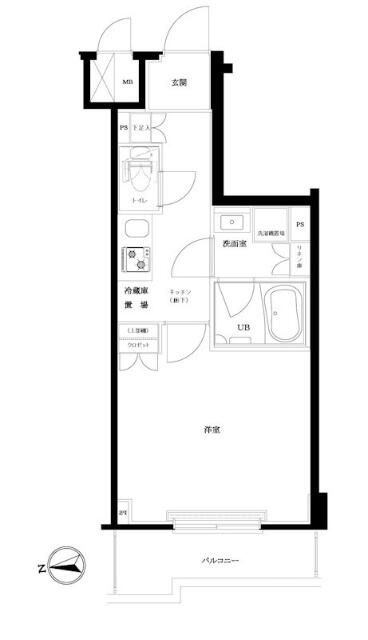 ルーブル横濱江ケ崎町の間取り