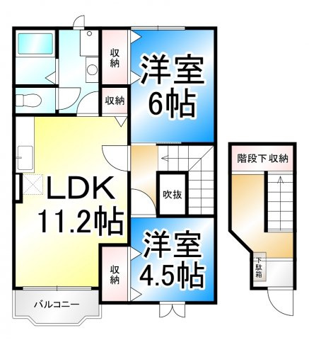 セピアコート若穂の間取り