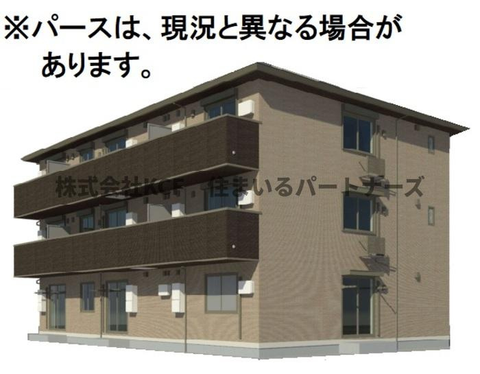 ラルーチェ宮の陣駅前の外観|おしゃれな外観です