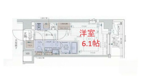 【間取り】 | エステムプラザ品川西小山 | 間取りです